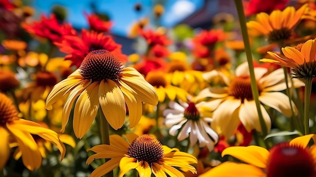 een boel bloemen die in een boel Bloemen zitten