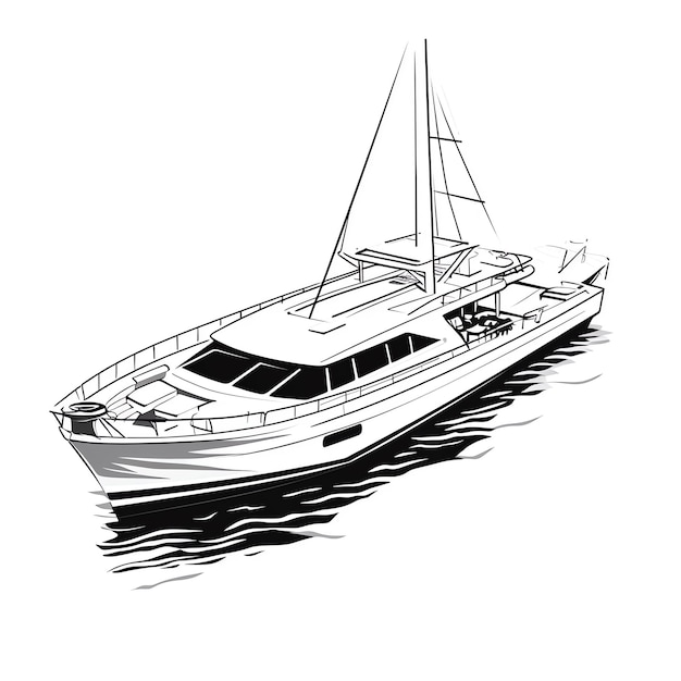 een boot op het water