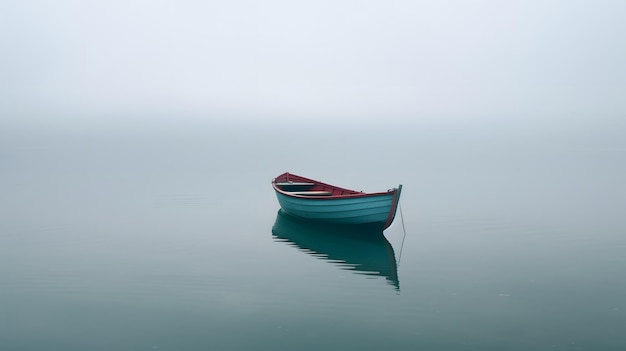 Een boot op het water