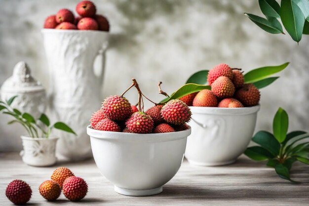 een bos fruit dat op een tafel ligt