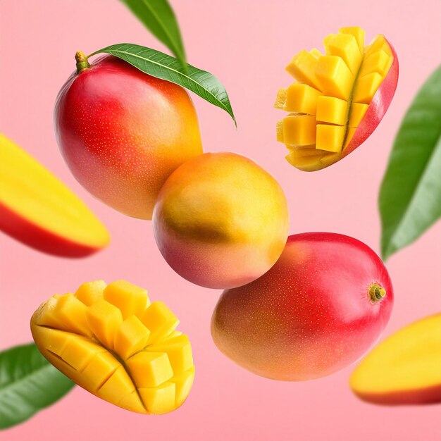 een bos mango's.