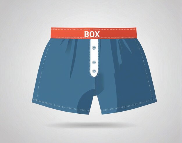 een boxershorts met een rode riem