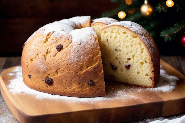 Een brood met een sneetje eruit