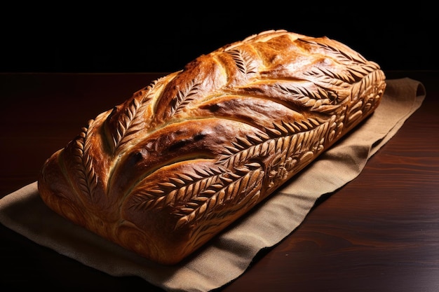 Eén brood op de tafel.