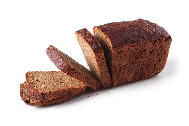 Foto een broodje roggebrood.