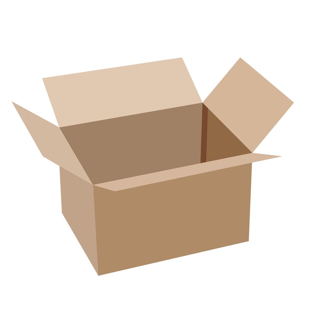 een bruine doos met de woorden quote box quote erop