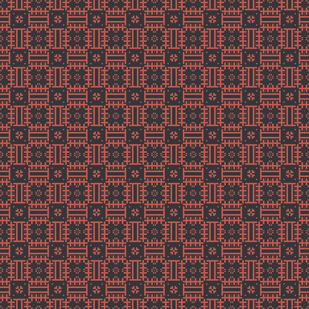 Een bruine en zwarte achtergrond met een patroon van vierkanten en het woord zigzag.