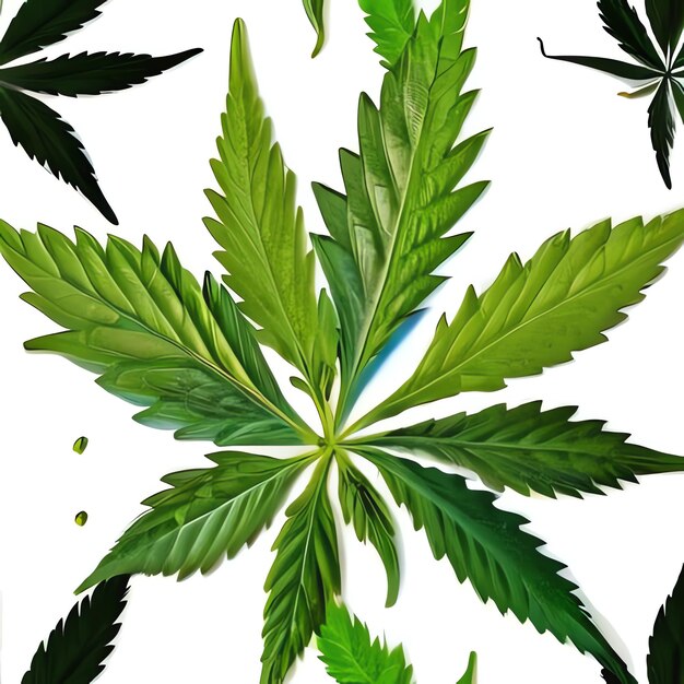 Een cannabisbeeld voor cannabistrends