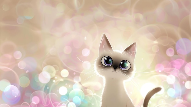een cartoon kitty voor kinderen kinderboek