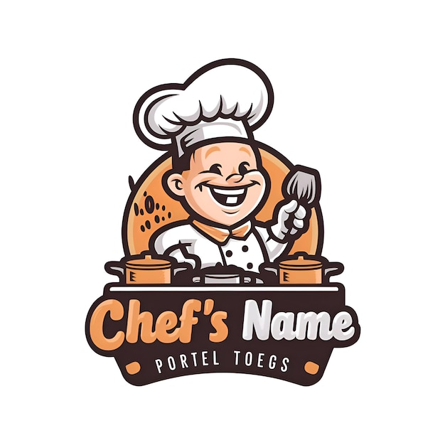 Een chef's naam staat op een bord met de naam van de chef.