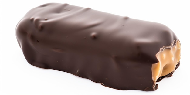 Foto een chocoladereep met het woord 