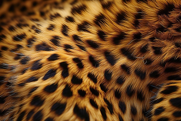 Een close-up achtergrond textuur van een cheetah bont