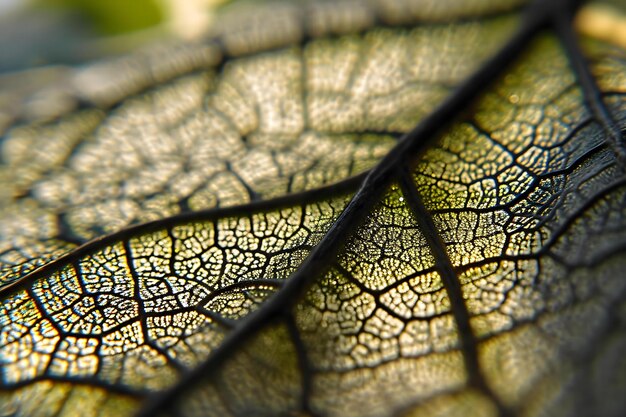 Foto een close-up beeld van een bladader