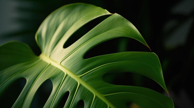 Een close-up van een blad met het woord palm erop