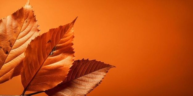 Een close-up van een blad op een tafel