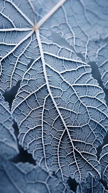 een close-up van een blad