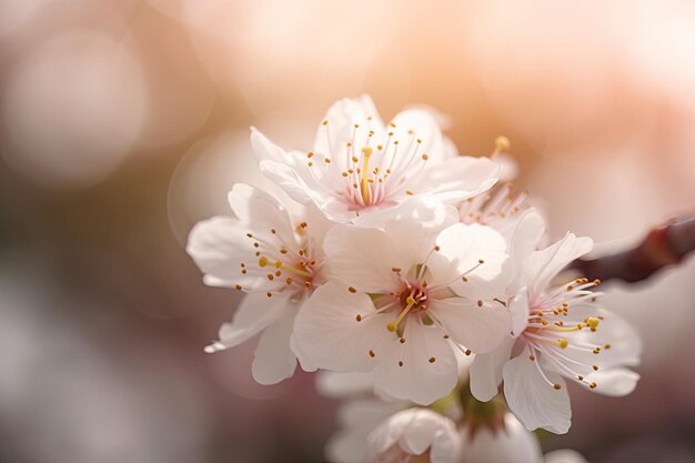 Een close-up van een bloem met het woord kers erop