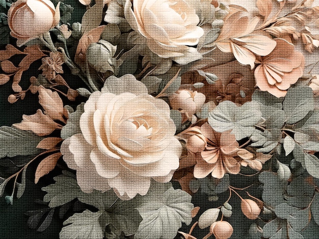 een close-up van een bloemenarrangement met bloemen