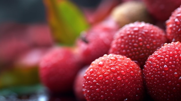 Een close-up van een bos fruit