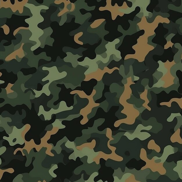 een close-up van een camouflagepatroon met een zwarte achtergrond generatieve ai