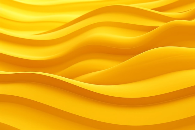 Een close-up van een gele achtergrond met golvende golven