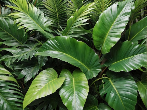 Een close-up van een groene plant met veel bladeren