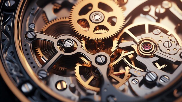 een close-up van een horloge