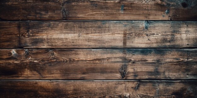 een close-up van een houten muur met veel houten planken generatieve ai