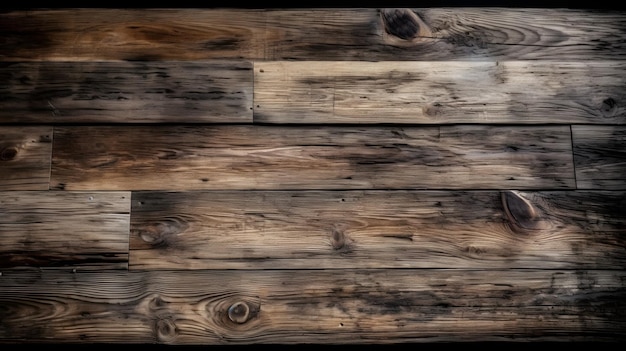 Een close-up van een houten tafel met een zwart frame