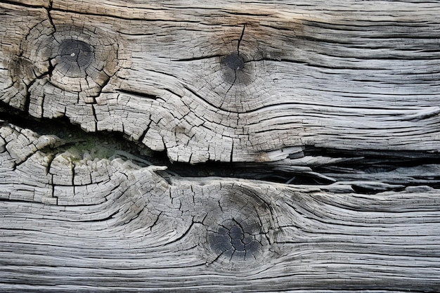 Een close-up van een houten wand met een ruwe textuur