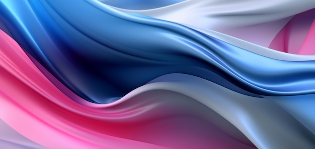 Een close-up van een kleurrijke abstracte achtergrond met een vloeiende golf generatieve ai