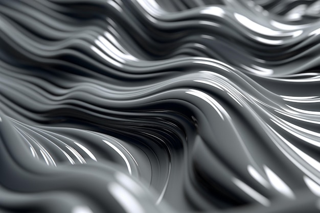 Een close-up van een oppervlak met een golvend patroon.