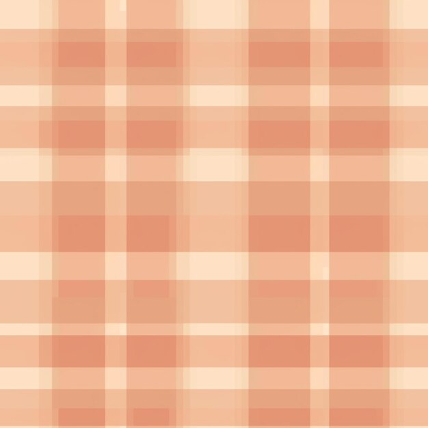 een close-up van een plaid patroon in perzik tonen generatieve ai