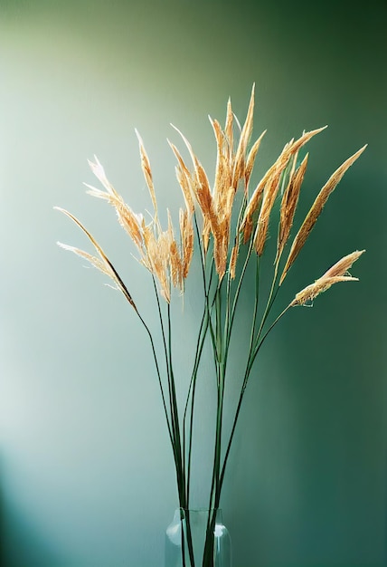 Een close-up van een plant met het woord gras erop