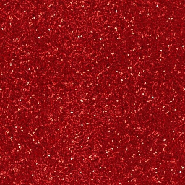 een close-up van een rode glitter achtergrond met veel kleine witte stippen generatieve ai