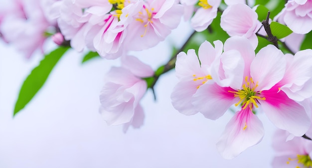 Een close-up van een roze bloem met het woord kers erop