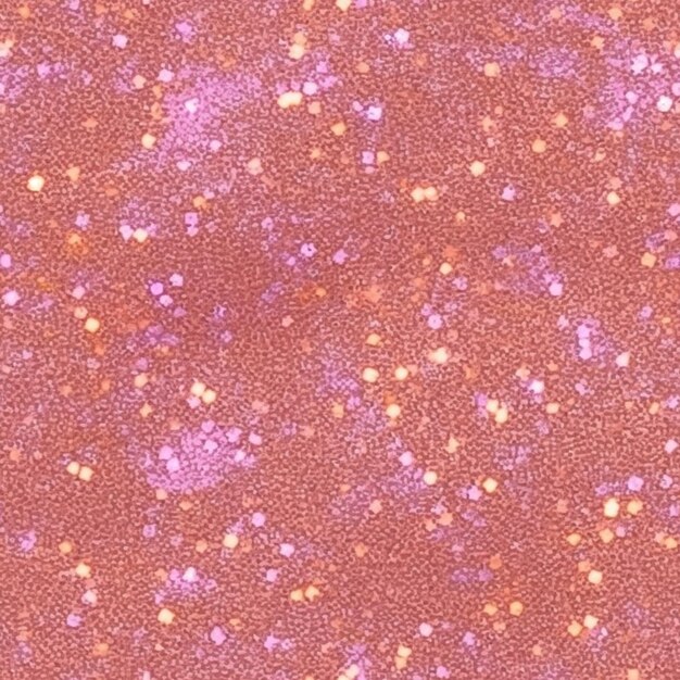 Foto een close-up van een roze en gouden glinsterende stof generatieve ai