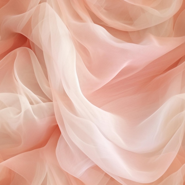 een close-up van een roze stof met een witte achtergrond generatieve ai