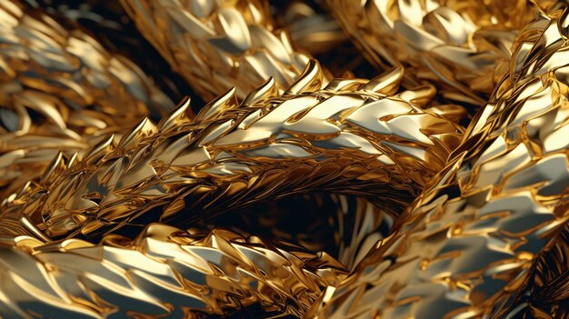 Een close-up van een stapel gouden tarwe