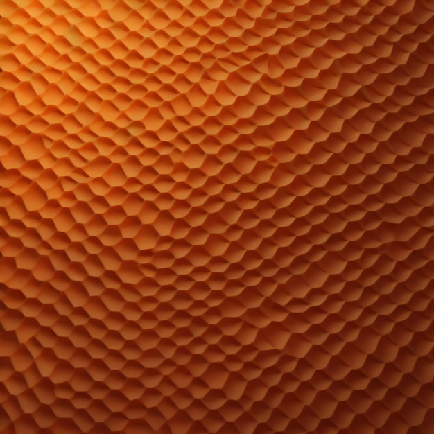 Een close-up van een vel papier met een patroon van oranje en geel.