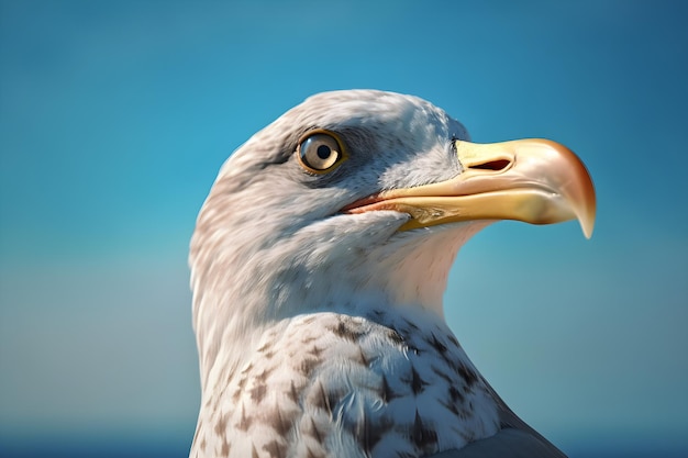 Een close up van een vogel