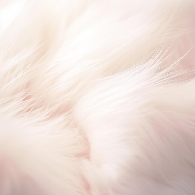 een close-up van een witte kat die op een bed ligt