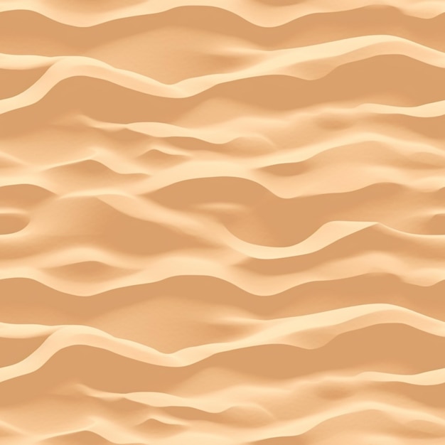 Een close-up van een zeer golvend patroon van zandgeneratieve ai