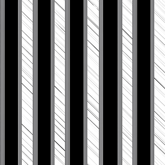 een close-up van een zwart-wit gestreepte achtergrond met verticale lijnen generatieve ai