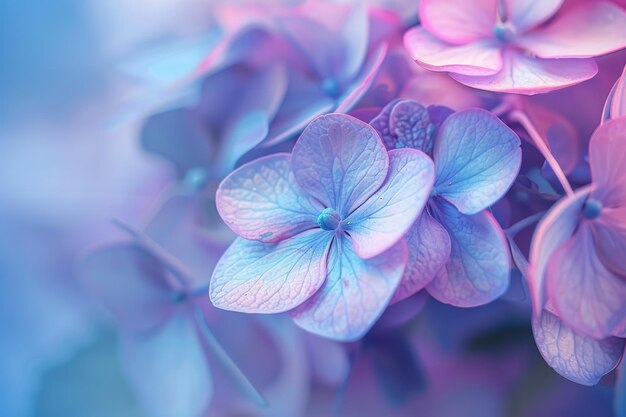 Een close-up van paarse bloemen