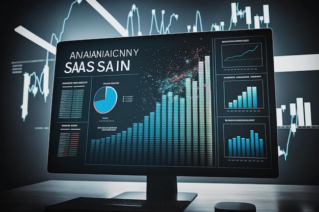 Een computerscherm met een ananassiy sas sai op de achtergrond