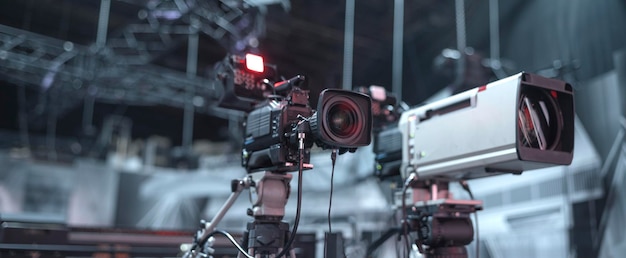 Foto een concert op televisie opnemen