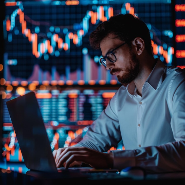 Een datawetenschapper die machine learning visualiseert met een achtergrond in de informatica