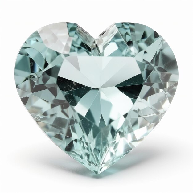 Een diamant heeft de vorm van een hart.