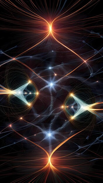 een digitale afbeelding van een fractal ster